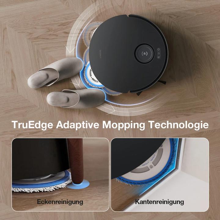 Productafbeelding Ecovacs Deebot robotstofzuiger T30S COMBO COMPLETE zwart (Robotstofzuiger)