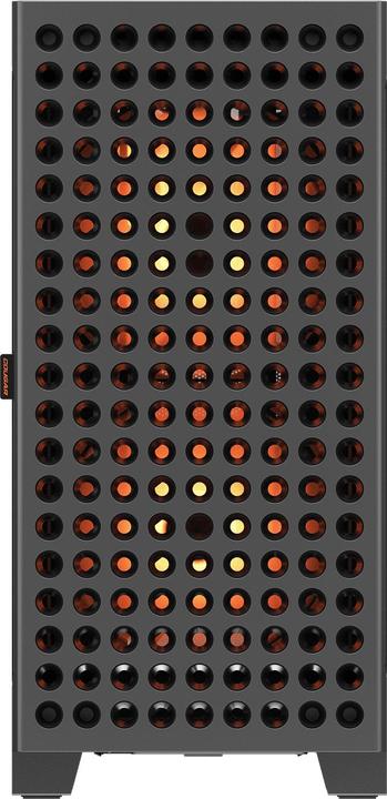 Actual product image Cougar Gehäuse Midi-Tower, Airface ECO, ARGB, Schwarz (ATX, Mini-ITX, mATX, SSI CEB)