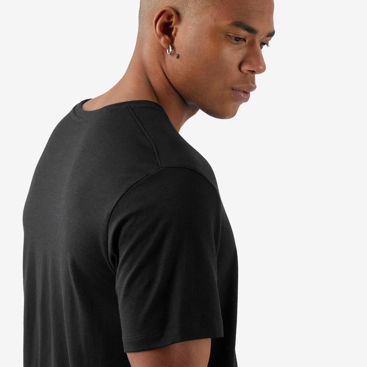Image du produit Simond T-shirt manches courtes 100 % laine mérinos homme, Merino 100% noir (XL)