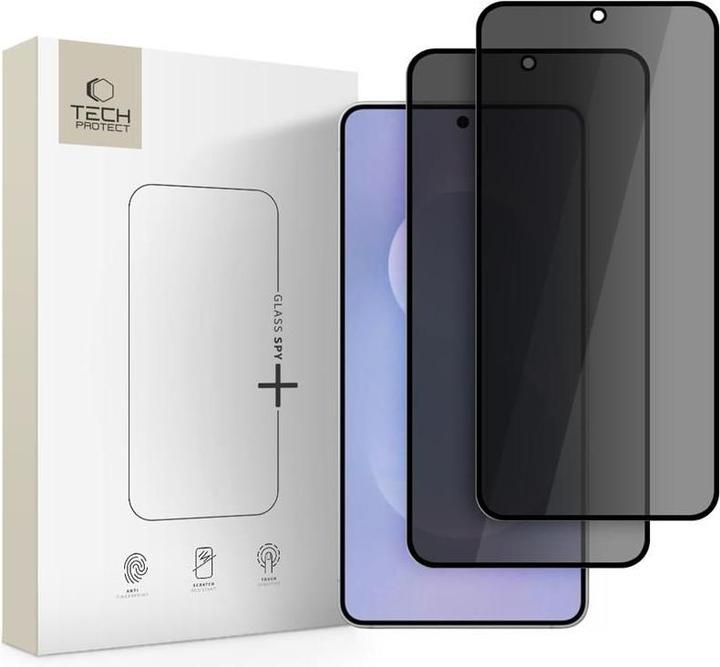 Image du produit Spigen Tech-Protect Glass Spy+ 2er-Pack Sichtschutzglas für Samsung Galaxy S25 Edge (2 pièce(s), Samsung Galaxy S25 Edge)