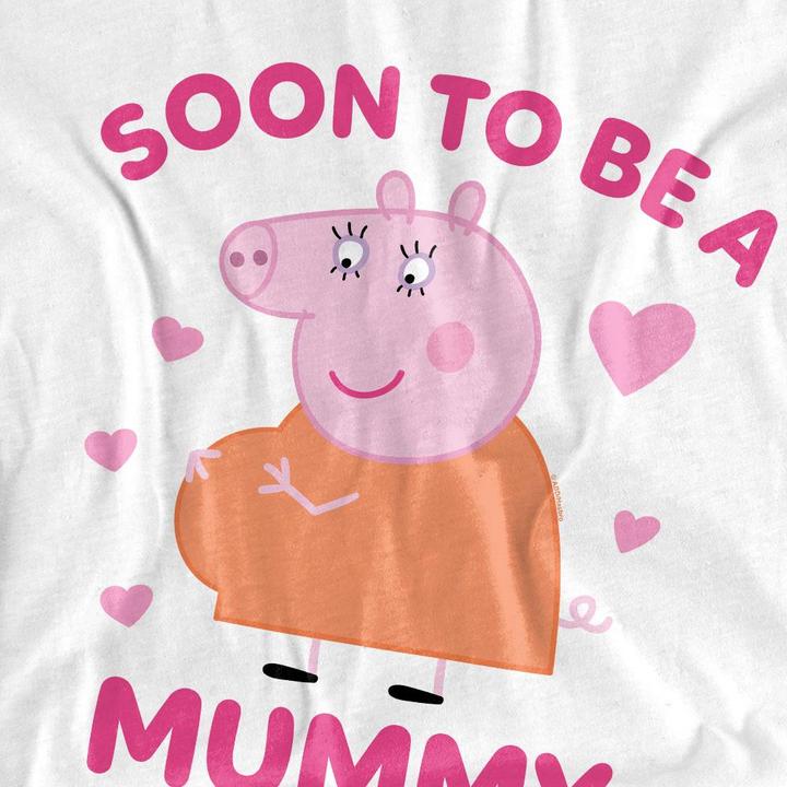 Immagine prodotto Peppa Pig Soon To Be Maglietta Mamma Pig Adulto Unisex (L)