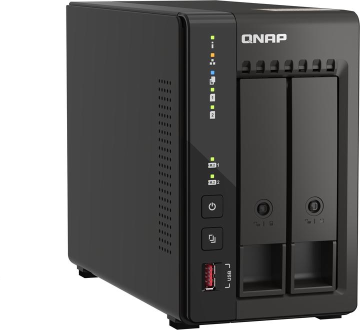Actual product image QNAP NVR QVP-21C Appliance 8ch embedded 2bay