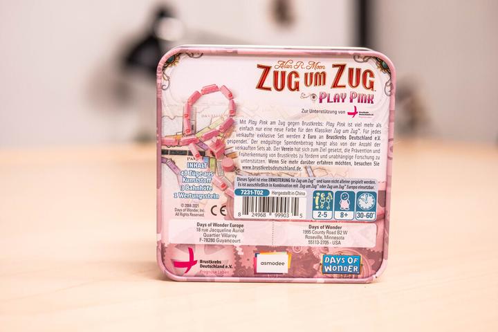 Productafbeelding Days of Wonder Ticket to Ride spelen Roze (Duits)