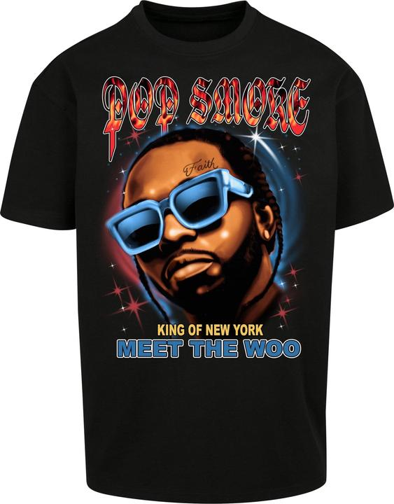 Immagine prodotto Mister Tee Maglietta oversize Pop Smoke Meet the woo - 18453 (M)