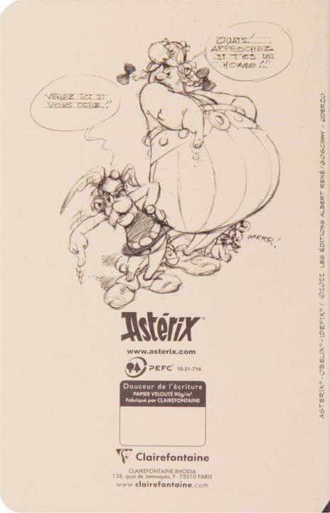 Image du produit Clairefontaine Astérix Crayonnés (À rayures, Couverture rigide)