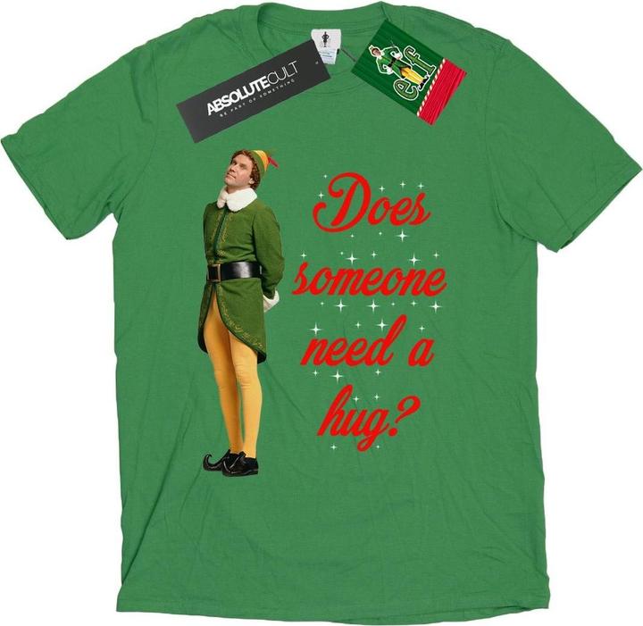 Actual product image Elf Mens Hug Buddy T-Shirt (S)