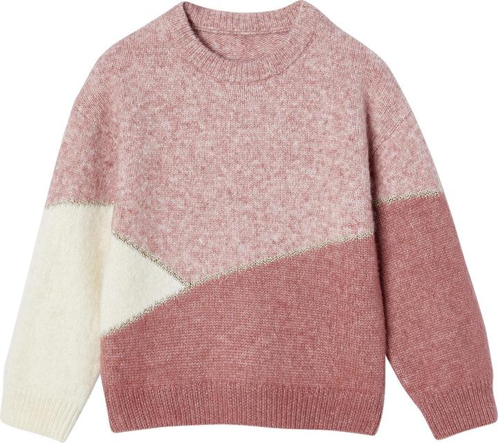 Vertbaudet Mädchen Pullover im Colorblock-Style