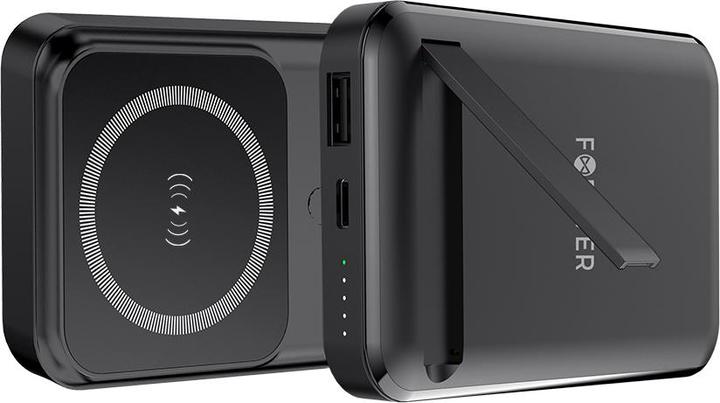Actual product image Forever wireless power bank MATB-100 PD QC 22.5W 10000 mAh magnetic black (10000 mAh, 20 W)