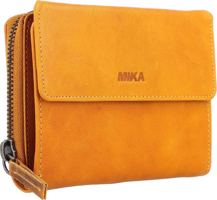 Image du produit Mika Porte-monnaie pour femme, en cuir, couleur : jaune