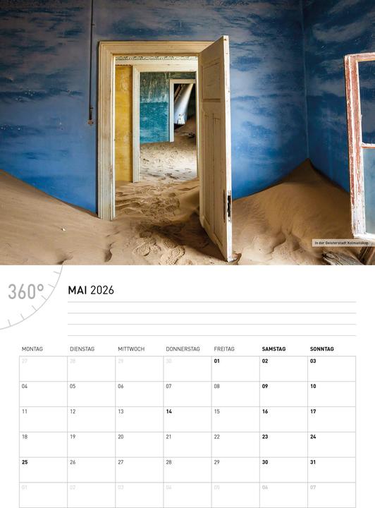 Actual product image NamibiaBrochure calendar2026 (German)