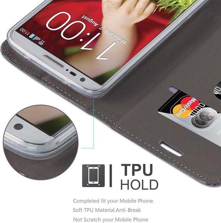 Produktbild Cadorabo Book Jeans Optik Cover (LG G2 Mini)