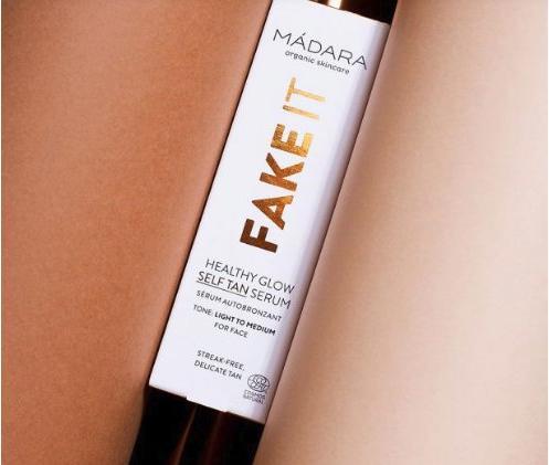 Produktbild Madara Self Tan Milk FAKE IT Healthy Glow Self Tan Serum "Màdara Selbstbräuner für das Gesicht" (Selbstbräunungsspray, 30 ml)