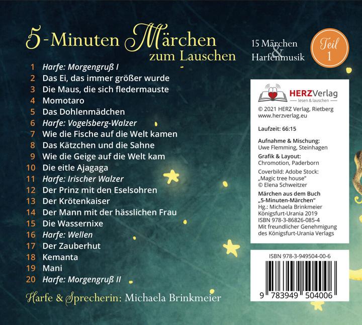 Image du produit Contes de 5 minutes à écouter Partie 1 (Allemand)