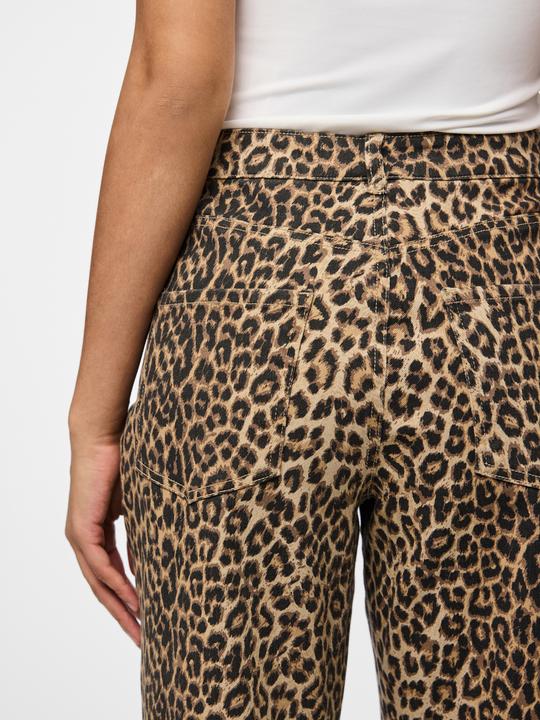 Produktbild Pieces PCSALUME HW Leoprint Straight Fit Jeans (31)