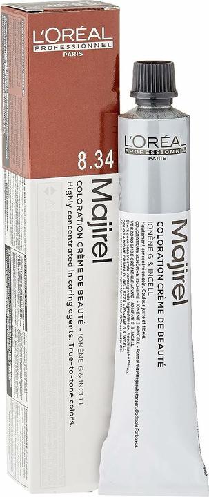 Actual product image L'Oréal Professionnel Majirel (8.34 light blonde gold copper)