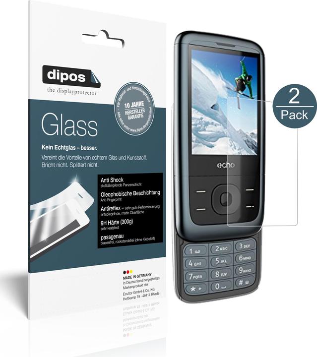 Produktbild Dipos Displayschutz Anti-Shock (2 Stück, Echo Slide)