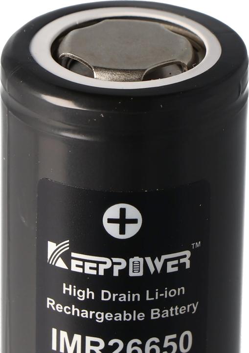 Actual product image Keeppower Battery IMR26650 - 15A (1 pcs., 26650, 5200 mAh)