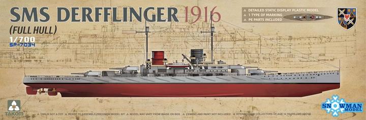 Immagine prodotto Takom SMS DERFFLINGER 1916 (SCAFO COMPLETO)