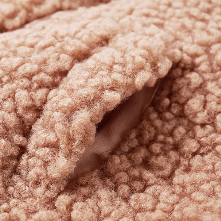 Image du produit VidaXL Veste à capuche enfant en fausse fourrure Teddy Cognac clair (128)