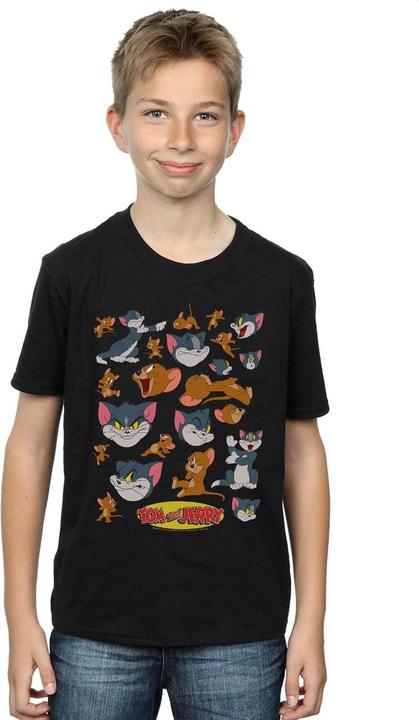 Image du produit Tom & Jerry - T-shirt MANY FACES - Garçon (140, 146)