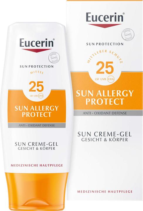 Actual product image Eucerin SUN Sensitive Protect (Sun lotion, SPF 30, 150 ml, 196 g)