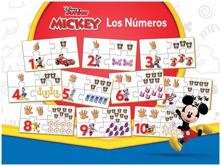 Actual product image Educa 19327 Puzzle 40 pieces, Disney Mickey Learning numbers from 3+ years (40 pieces)