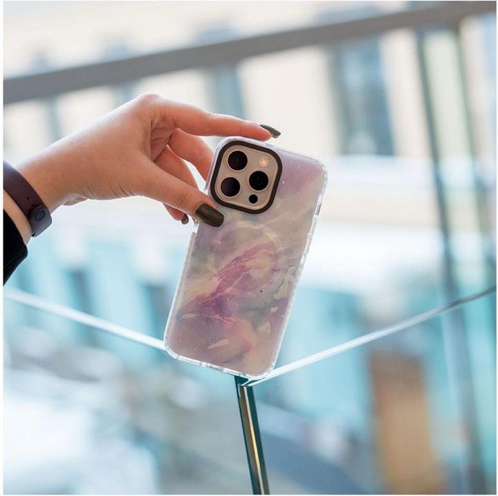 Actual product image Evelatus iPhone 15 Pro Max PC+TPU With MagSafe Customised Print (Apple iPhone 15 Pro Max)