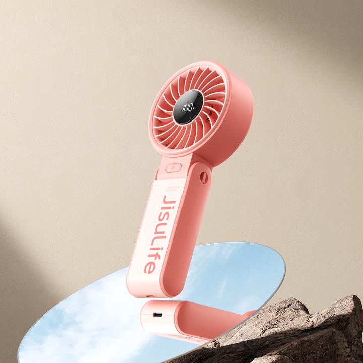 Produktbild Jisulife Handheld Fan Life7 (3600mAh) pink