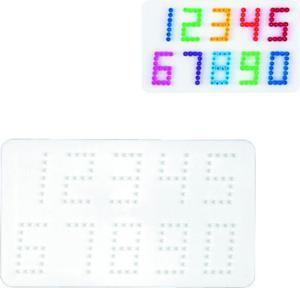 Actual product image Hama Perlen Hama Ironing Beads Plate Numbers