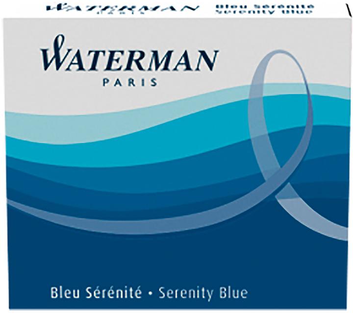 Waterman S0111000 (cartucce d'inchiostro, Blu)