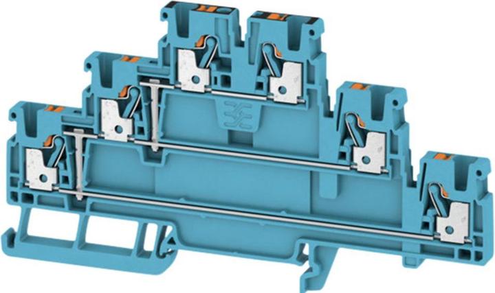 Produktbild Weidmüller Mehrstock-Reihenklemme A3T 2,5 VL BL