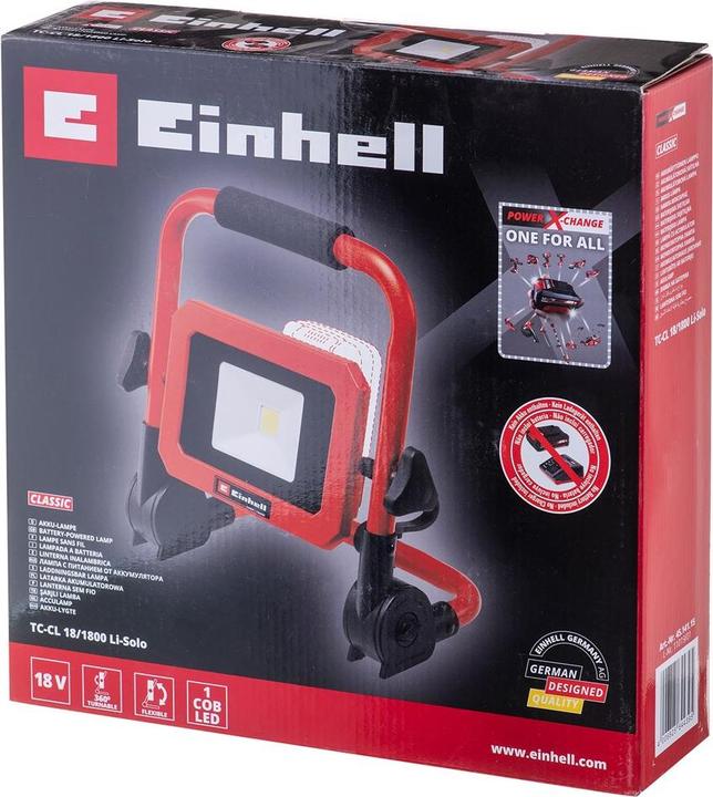 Immagine prodotto Einhell TC-CL 18/1800 Li (1800 lm)