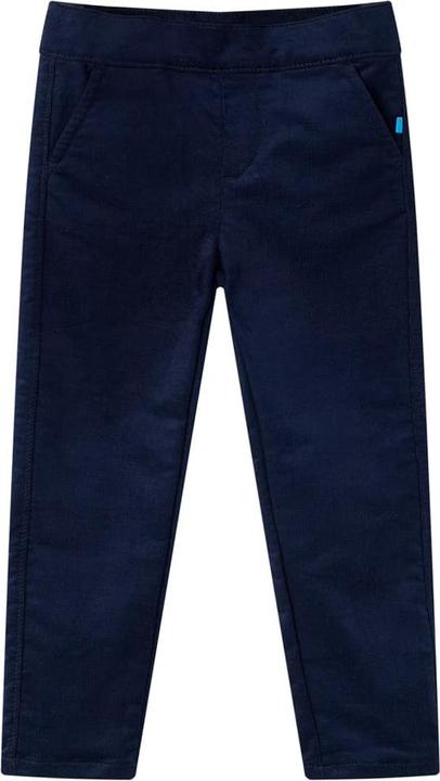 Image du produit VidaXL Pantalon enfant Bleu marine foncé 128,Matière : 98% Coton (128)
