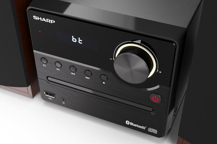 Image du produit Sharp XL-B512(BR) Système stéréo domestique Microsystème audio domestique (Bluetooth, Lecteur de CD, 2x 22 W)