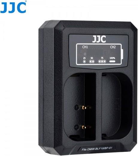 Immagine prodotto JJC Doppio caricatore USB per Panasonic BLF19 / BLK22 (Caricatore)