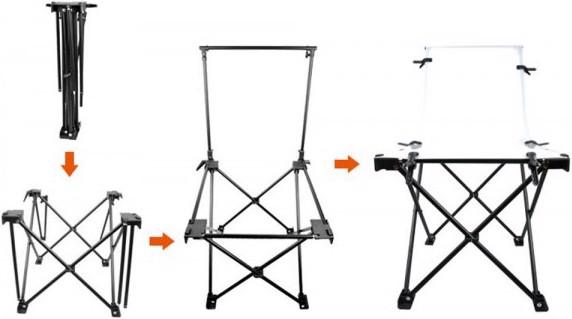 Image du produit Rafalia Table de shooting Packshot produits 60x130cm (Table d'enregistrement)