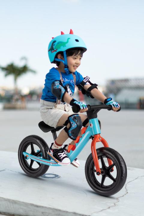 Actual product image Micro Children's Balance Bike Dino Blue Light Blue (4.72")