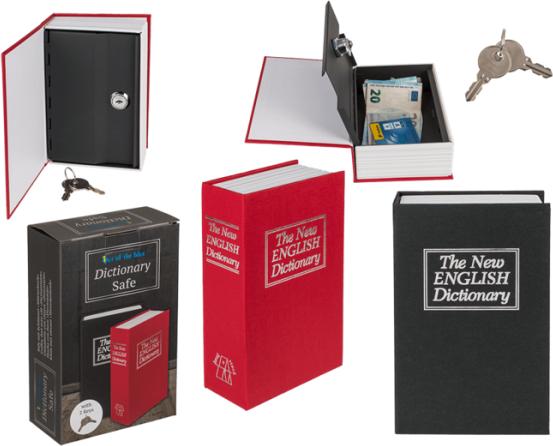Actual product image Ootb Safe key in dictionary (18 x 12 x 10 cm)