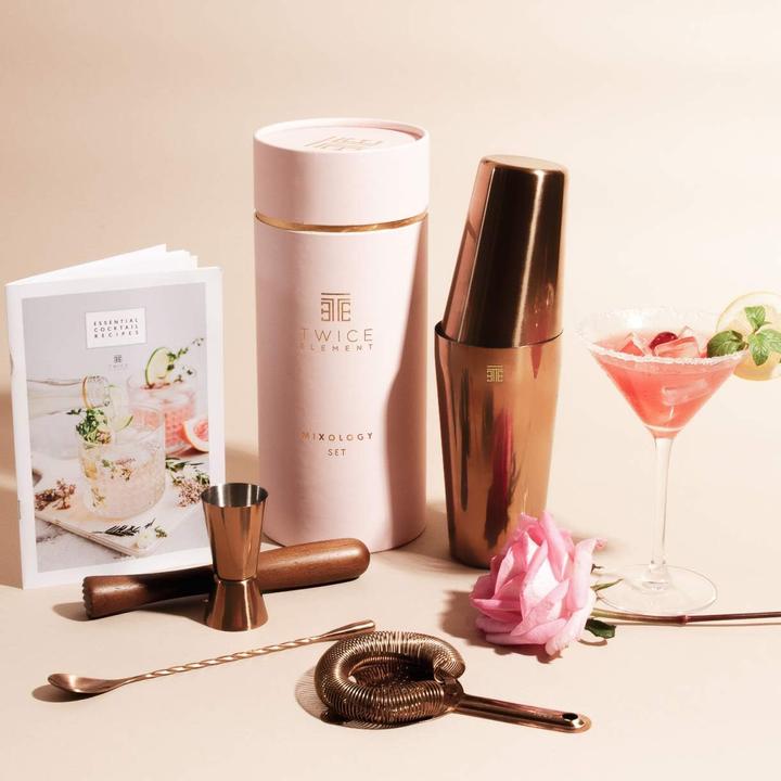 Immagine prodotto Twice Element Set di shaker per cocktail, rosa (Set da cocktail)