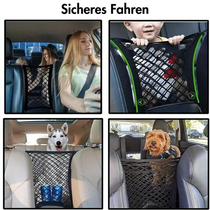 Image du produit Suba Barrière en filet pour voiture pour chien (Chien, Fermeture de sécurité)