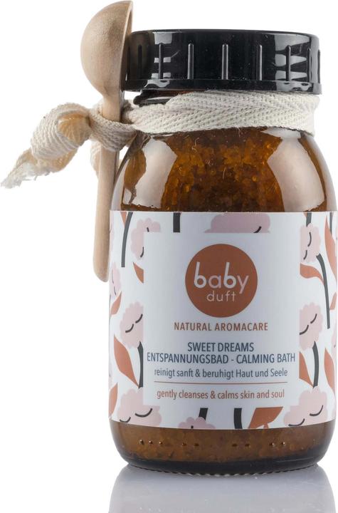 Produktbild Geschenkkörbe CH Babyduft Sweet Dreams Badesalz mit Löffel, 150g (Badesalz)
