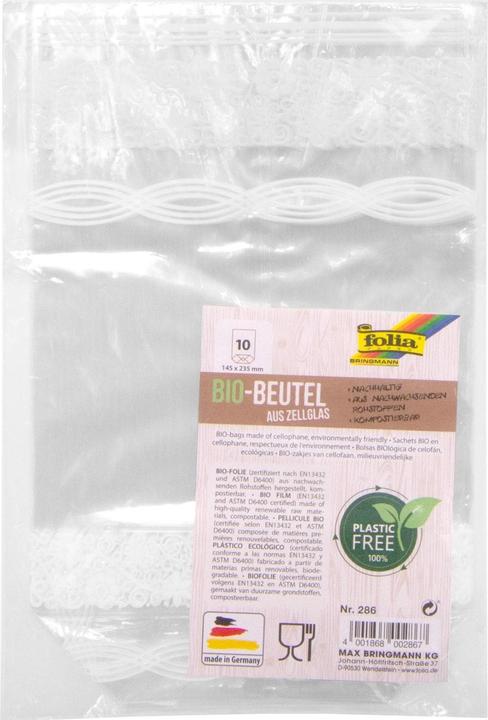 Image du produit Folia Pochettes de cellophane avec dentelles (10 x)