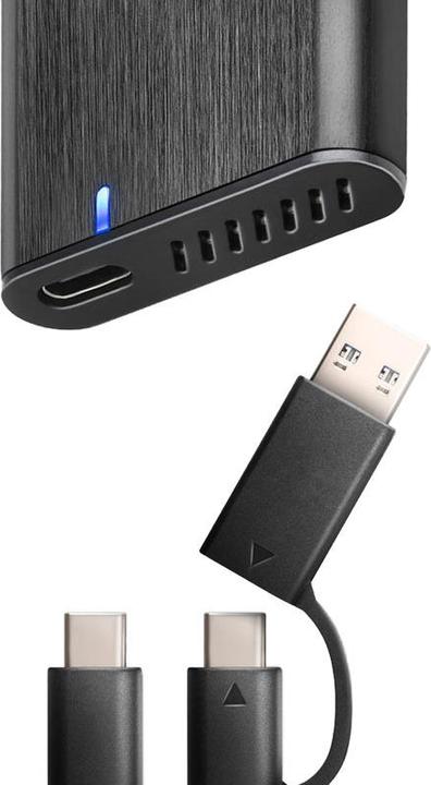 Image du produit Axagon EEM2-SB2 Boîtier USB-C 3.2 Gen 2, M.2 SSD - noir (M.2 2260, M.2 2242, M.2 2280)