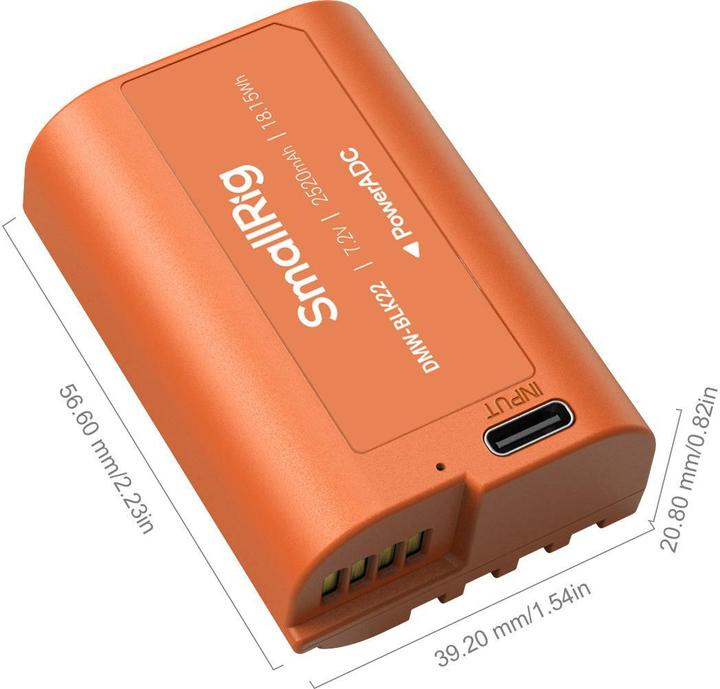 Actual product image SmallRig DMW BLK22 (Rechargeable battery)