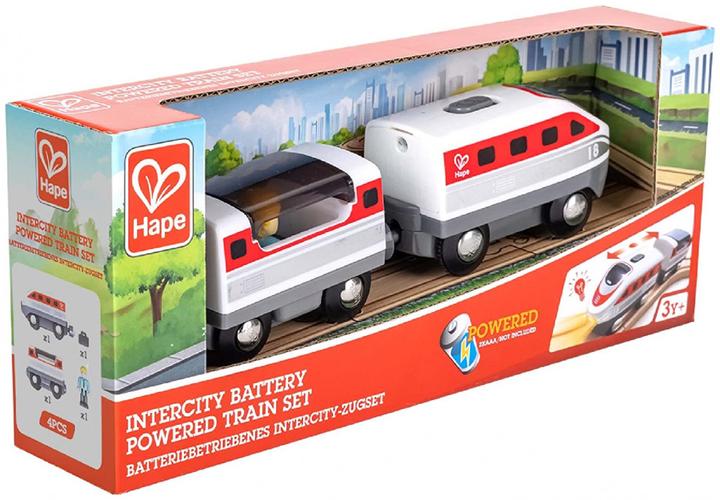 Actual product image Hape Battery operated intercity train set
