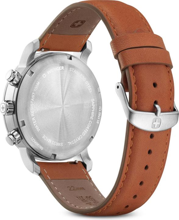 Actual product image Wenger Urban Classic Chrono (Chronograph, 42 mm)
