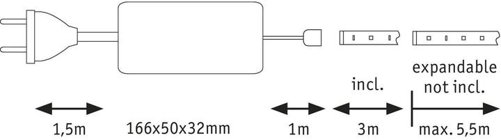 Immagine prodotto Paulmann Set di strisce MaxLED 1000 (Luce del giorno, 300 cm, Interno)