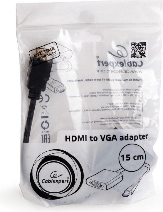 Actual product image Gembird HDMI – VGA (HDMI, 4.50 cm)