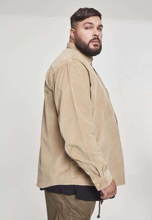 Produktbild Urban Classics UC Plus Size Corduroy Shirt (S)