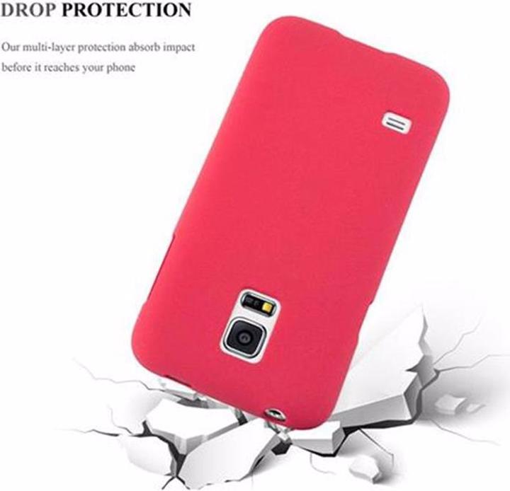 Actual product image Cadorabo TPU Frosted Cover (Samsung Galaxy S5 Mini, Samsung Galaxy S5 Mini Duos)